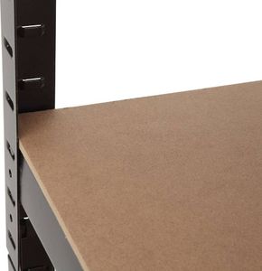 Severno Regał magazynowy garażowy narożny czarny CS9040P 8