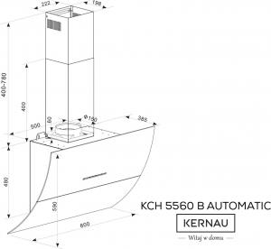 Okap Kernau  KCH 5560.1 B Automatic 5