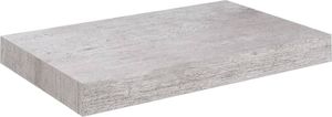 vidaXL Wisząca półka ścienna, szarość betonu, 23 x 23,5 x 3,8 cm, MDF 2