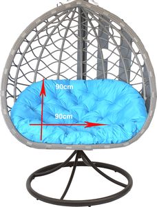 Setgarden Poduszka na fotel wiszący ogrodowy, kokon 90/90 2