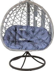 Setgarden Poduszka na fotel wiszący ogrodowy, kokon 90/90 2