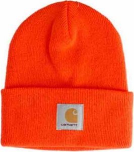 Carhartt Czapka Carhartt Acrylic Beanie Orange 1