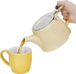 czajniczek 750 ml ceramiczny żółty 3