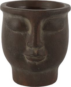 doniczka Ming 12,5 x 14 cm gliniana brązowa 1