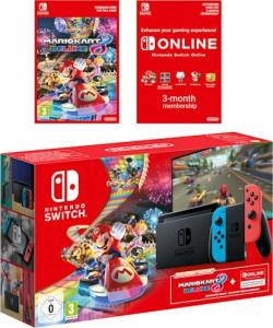 Nintendo Switch Red & Blue + Mario Kart 8 Deluxe + 3 miesiące Nintendo Online 3