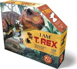 MADD CAPP , Puzzle konturowe I AM T-REX - 100 elem. 4