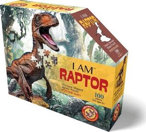 MADD CAPP , Puzzle konturowe I AM RAPTOR - 100 elem. 4