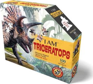 MADD CAPP , Puzzle konturowe I AM TRICERATOPS - 100 elem. 7