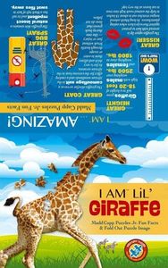 MADD CAPP , Puzzle konturowe I AM LIL' - Żyrafa 100 elem. 8