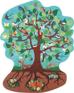 Scratch Scratch, Puzzle konturowe Leśne drzewo 58 elem. 6