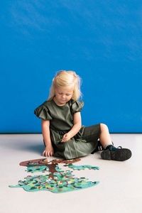 Scratch Scratch, Puzzle konturowe Leśne drzewo 58 elem. 7