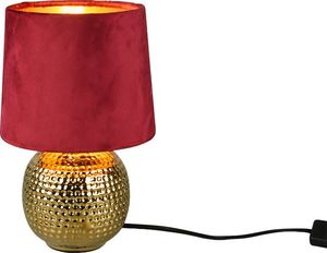 Lampa stołowa lampa stołowa Sophia 26 x 16 cm E14 ceramiczna 40W czerwona 1