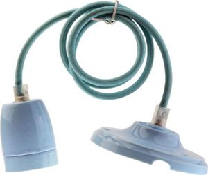 Lampa wisząca lampa wisząca VT-7998 E27 60W 4,7 x 75 cm porcelanowy niebieski 3