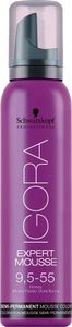 Schwarzkopf Schwarzkopf Professional Igora Expert Mousse koloryzująca pianka do włosów 9.5-55 Miodowy 100ml 1