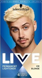 Schwarzkopf Schwarzkopf Live Men farba do włosów dla mężczyzn 00B Ice Blonde 1