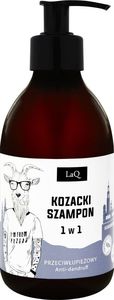 LaQ Kozacki szampon 1w1 przeciwłupieżowy z wyciągiem z drzewa herbacianego i kompleksem dwunastu ziół 300ml 1
