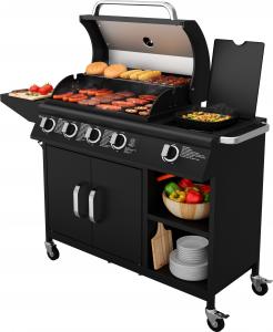Koler Grill ogrodowy gazowy Relish V3 ruszt 66x40 cm 8