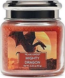 świeca zapachowa Mighty Dragon 6,5 x 7 cm wosk pomarańczowy 1