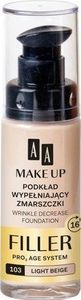 AA AA Make Up Podkład wypełniający zmarszczki nr 103 Light Beige 30ml 1