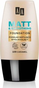 AA Matt Podkład matująco-wygładzający 109 Caramel 30ml 1