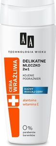 AA Technologia Wieku Cera Wrażliwa Mleczko do demakijażu twarzy 2w1 200ml 1