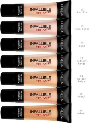 L’Oreal Paris Infallible 24-Matte Mattifying Foundation 22 Radiant Beige 35ml 2