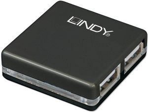 HUB USB Lindy 4x USB-A 2.0 (42742) 1