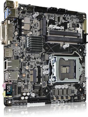 Płyta główna ASRock H110TM-ITX, H110, DDR4, SATA3, USB 3.0, miniITX 2
