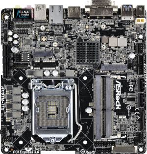 Płyta główna ASRock H110TM-ITX, H110, DDR4, SATA3, USB 3.0, miniITX 3