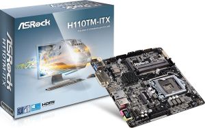 Płyta główna ASRock H110TM-ITX, H110, DDR4, SATA3, USB 3.0, miniITX 1
