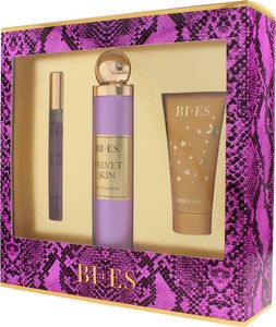 Bi-es Bi-es Velvet Skin Komplet (woda perf.100ml+parfum 12ml+żel pod prysznic 50ml) 1