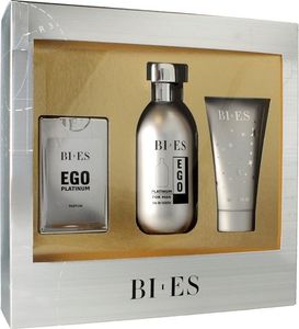Bi-es Bi-es Ego Platinum for Man Komplet (woda toaletowa 100ml+parfum 15ml+żel pod prysznic 50ml) 1