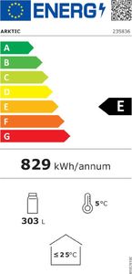 Witryna chłodnicza ARKTIC Lodówka chłodziarka barowa sklepowa na napoje 3-drzwiowa 6 półek 300 W 303 l - Hendi 235836 Lodówka chłodziarka barowa sklepowa na napoje 3-drzwiowa 6 półek 300 W 303 l - Hendi 235836 2