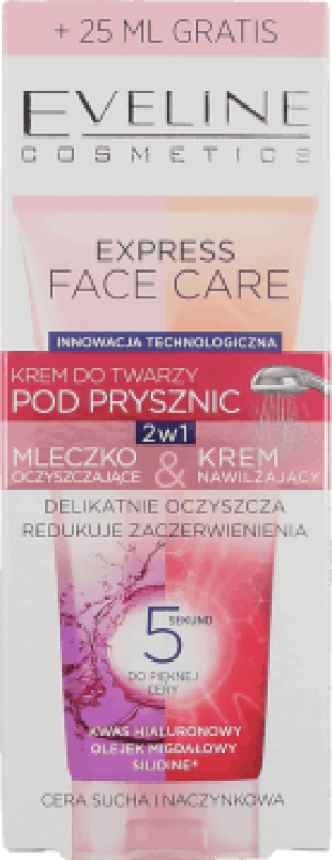 Eveline Express Face Care Krem do twarzy pod prysznic 2w1 cera sucha i naczynkowa 100ml 1