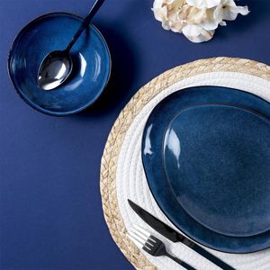 Intesi Talerz Laguna niebieski ciemny 7
