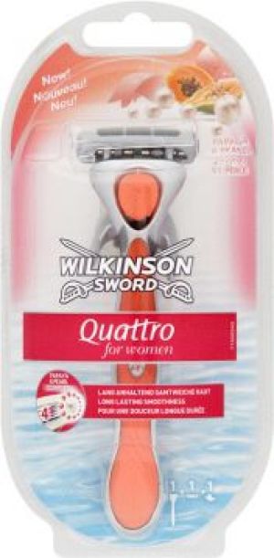 Wilkinson  Quattro For Women Papaya & Pearl 1