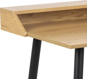 Biurko Actona Joe Czarno-Brązowe 100 cm x 55 cm 3