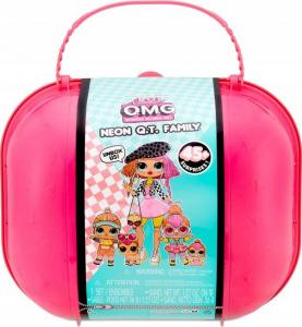 MGA LOL SURPRISE - Neon Q.T. Family 45 niespodzianek + 4 Lalki i Zwierzątko (423195) 5