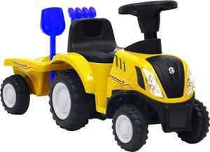 vidaXL Traktor dla dzieci New Holland, żółty 1