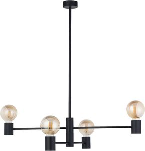 Lampa wisząca Nowodvorski Minimalistyczna lampa sufitowa LED Ready czarna Nowodvorski RADIUS 7931 1