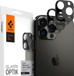 Spigen Szkło hartowane na aparat Spigen Optik Camera Lens Apple iPhone 13 Pro/13 Pro Max Black [2 PACK] 1