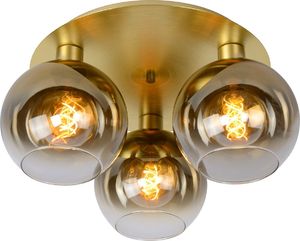 Lampa sufitowa Lucide Lampa sufitowa LED Ready złota do przedpokoju Lucide MARIUS 74114/03/02 1