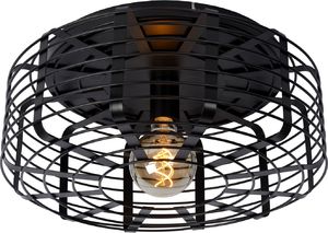 Lampa wisząca Lucide Industrialny plafon czarny Lucide MELOPEE LED Ready 45148/45/30 1