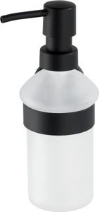 Dozownik do mydła dozownik mydła Bosio 200 ml stal nierdzewna matowa czarno-biała 2