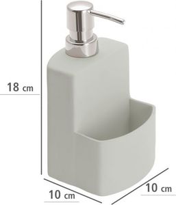 dozownik mydła Festival 380 ml szarości ceramicznej 2