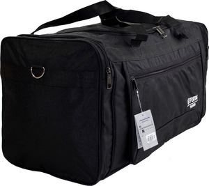 Topeshop TORBA PODRÓŻNA TURYSTYCZNA WALIZKA BAGAŻ 140L CZARNA 3