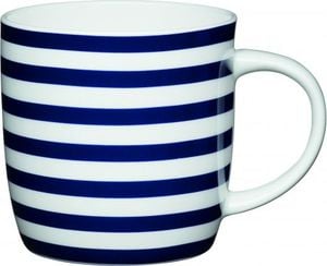 kubek Fine Bone China 425 ml porcelanowy biały/czarny 1