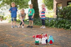 BS Toys , Kręgle drewniane krasnoludki 3