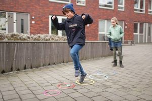 BS Toys , gra zręcznościowa 5 w 1 Sportowe obręcze 4