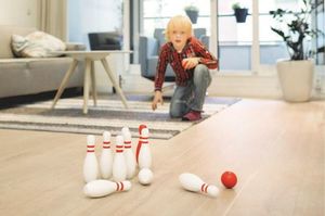 BS Toys BS Toys, Kręgle biało-czerwone 3